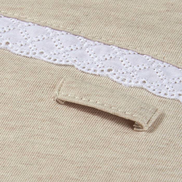 Nordic Coast Company Bezug Wickelauflage Beige Spitze Lagerräumung