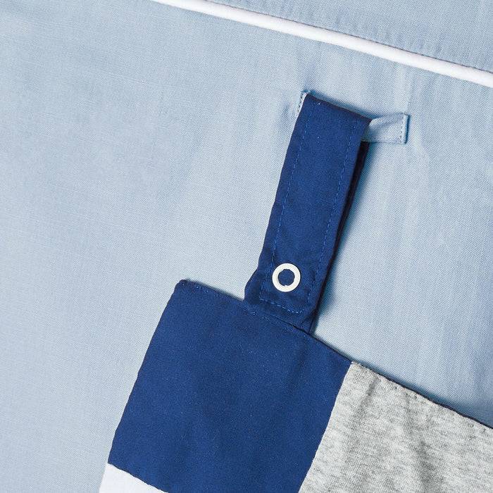 Nordic Coast Company Wickelauflage Blau Grau Neuheiten