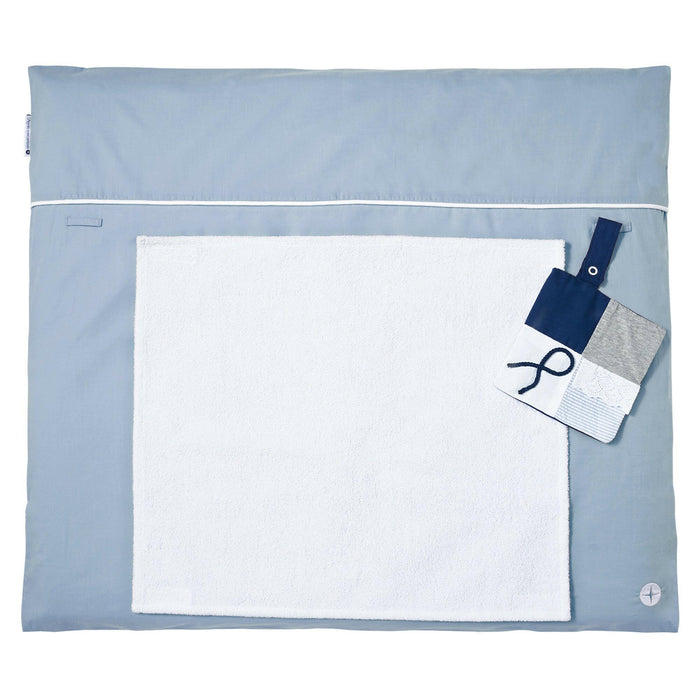 Nordic Coast Company Wickelauflage Blau Grau Neuheiten