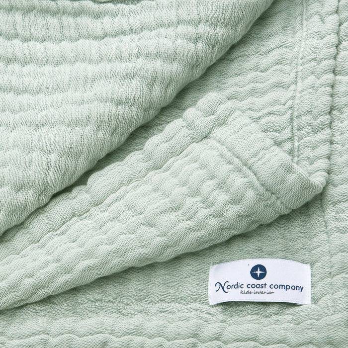 Nordic Coast Company Musselin Decke Mint Bestseller