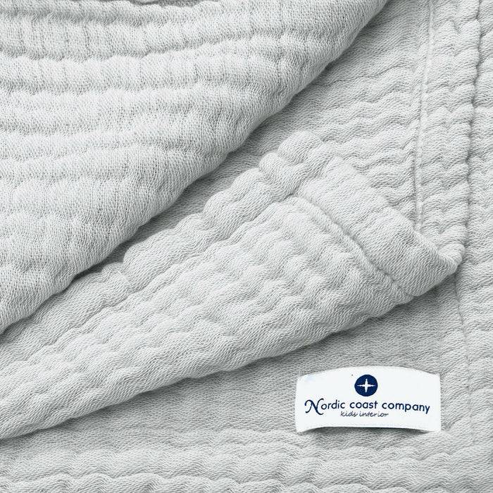 Nordic Coast Company Musselin Decke Grau Large Tägliche Deals