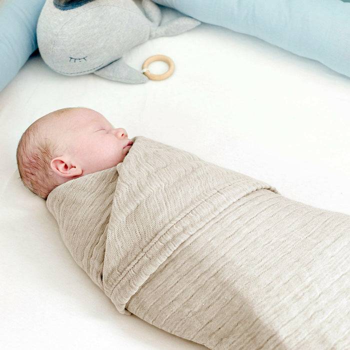 Nordic Coast Company Musselin Decke Natur Weiß VIP-Rabatte