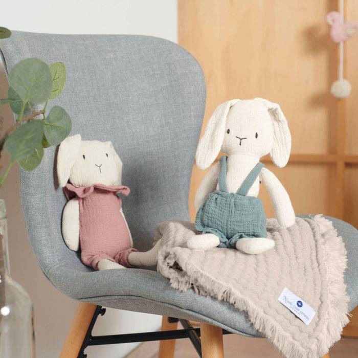 Nordic Coast Company Musselin Fransendecke Beige Neueste Stile