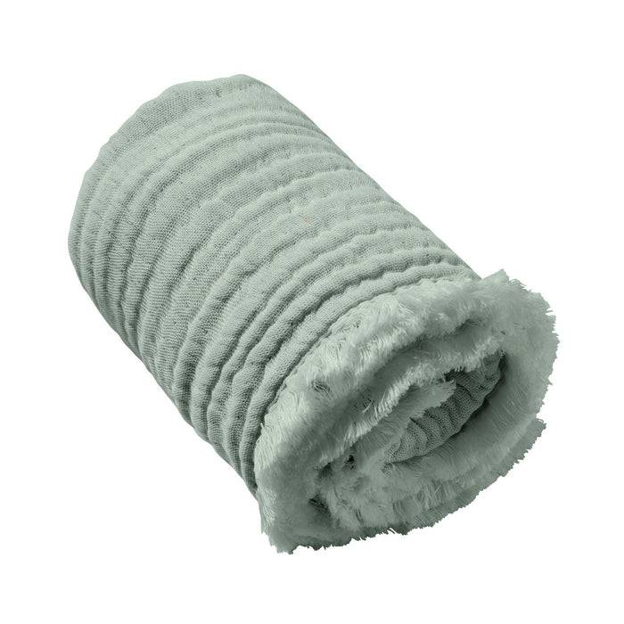 Nordic Coast Company Musselin Fransendecke Mint Letzter Tag