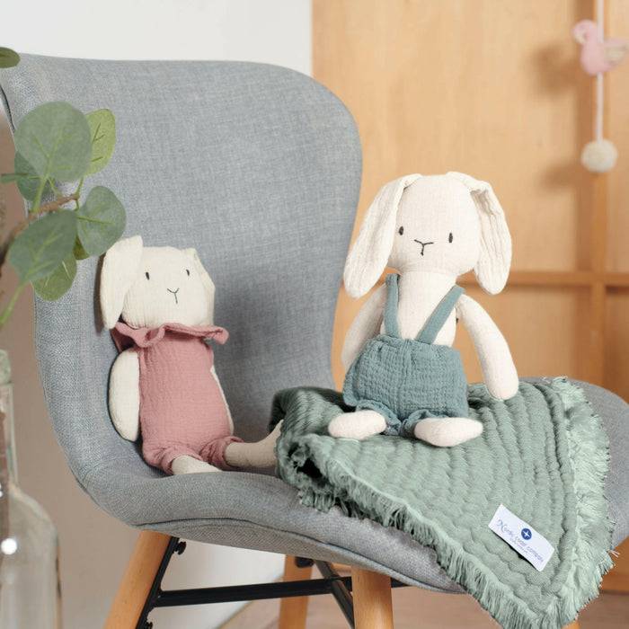 Nordic Coast Company Musselin Fransendecke Mint Letzter Tag