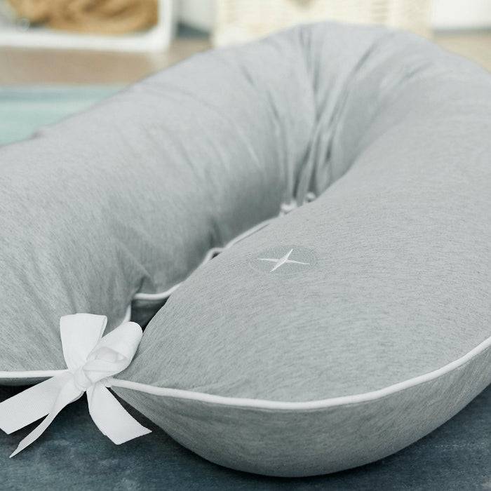 Nordic Coast Company Stillkissen Bezug 180 cm Grau Bis zu 60% Rabatt