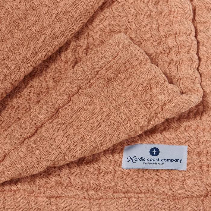 Nordic Coast Company Musselin Decke Karamell Bis zu 65% Rabatt
