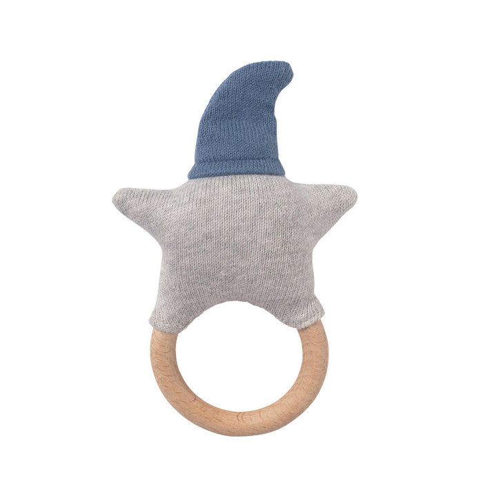 Nordic Coast Company Baby Rassel Stern Blau Super Rabatt