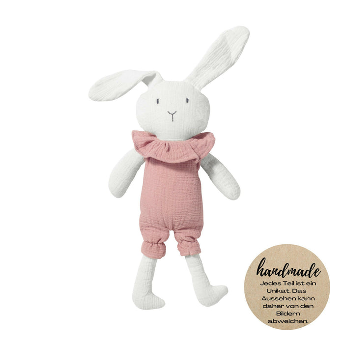 Nordic Coast Company Kuscheltier Musselin Hase Bella 50% Rabatt mit kostenlosem Versand