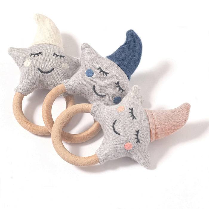 Nordic Coast Company Baby Rassel Stern Rosa Clearance-Verkauf