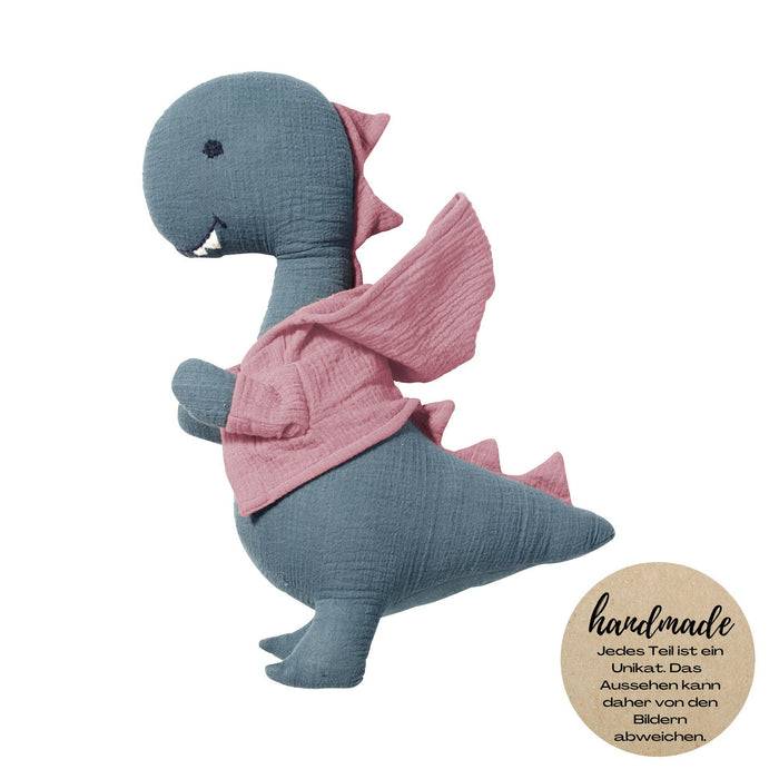 Nordic Coast Company Kuscheltier Musselin Dino Hannah Fabrikladen