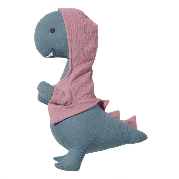 Nordic Coast Company Kuscheltier Musselin Dino Hannah Fabrikladen
