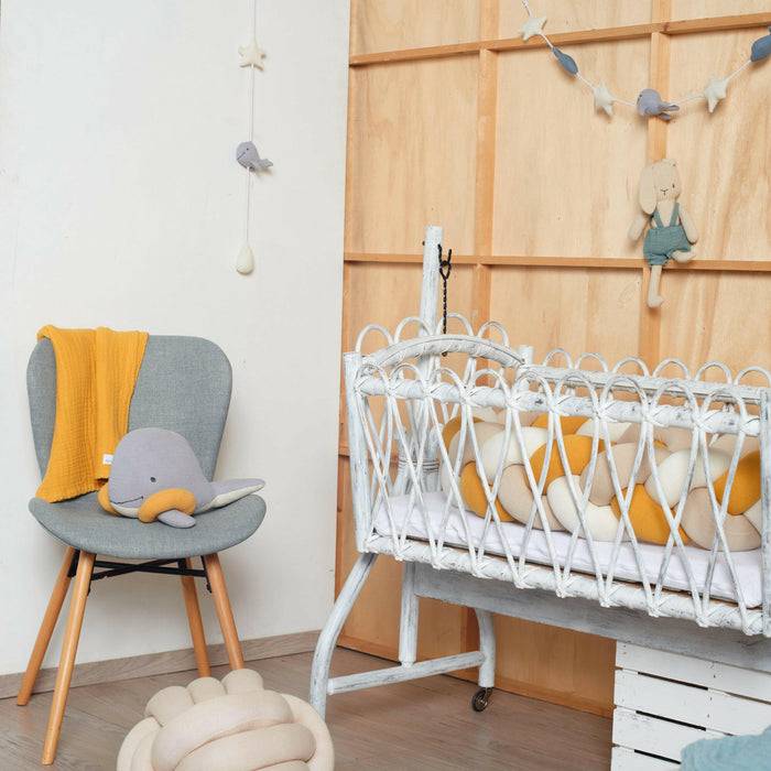 Nordic Coast Company Kuscheltier Musselin Wal Bobby Im Verkauf