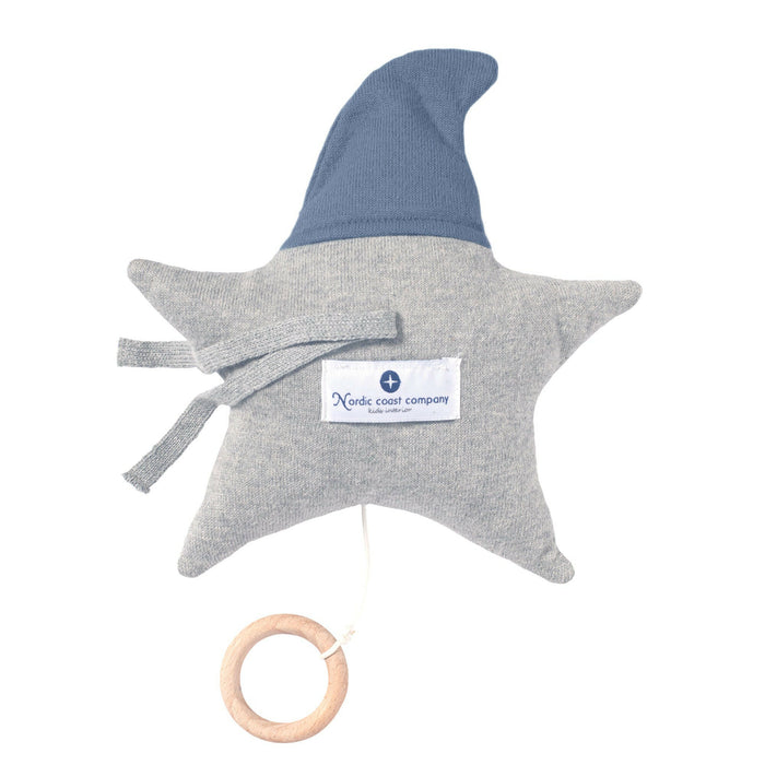 Nordic Coast Company Baby Set "Stern" Spieluhr + Rassel Blau Online