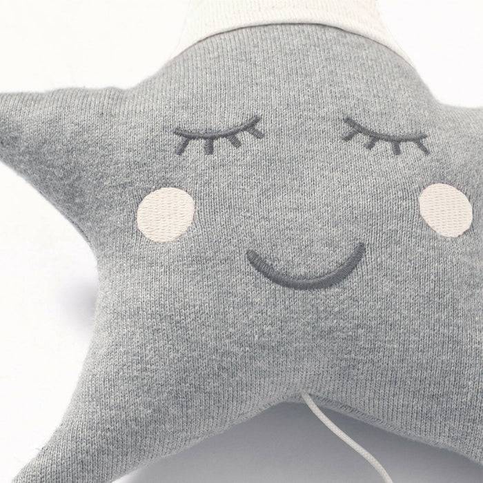 Nordic Coast Company Baby Set "Stern" Spieluhr + Rassel Natur Outlet
