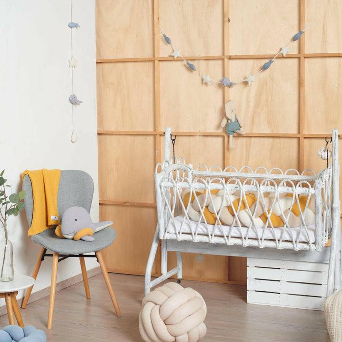 Nordic Coast Company Wandgirlande Musselin Wal Small Schlussverkauf