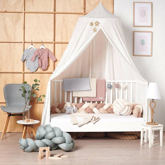 Nordic Coast Company Babygym Anhänger Set Knoten Rosa Günstiger Verkauf