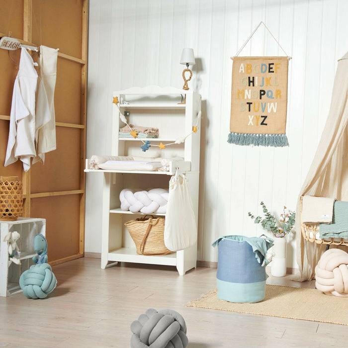 Nordic Coast Company Knotenkissen Jersey Grau Exklusivangebot