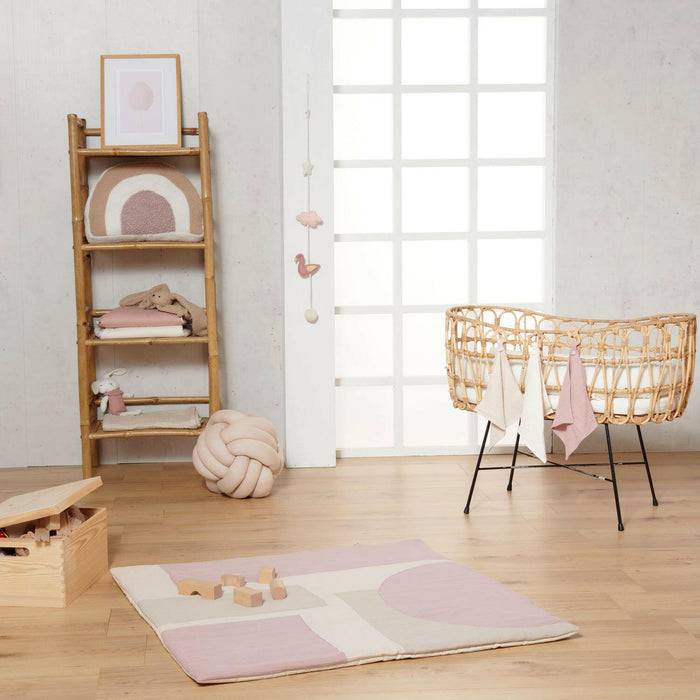 Nordic Coast Company Krabbeldecke Musselin Altrosa Exklusive Angebote