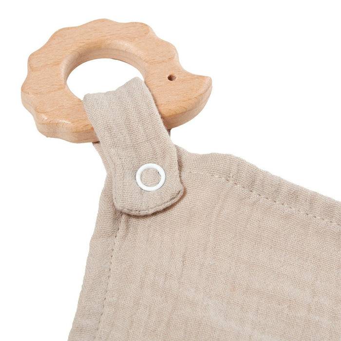 Nordic Coast Company Kuscheltuch Musselin Igel Sand Große Rabatte