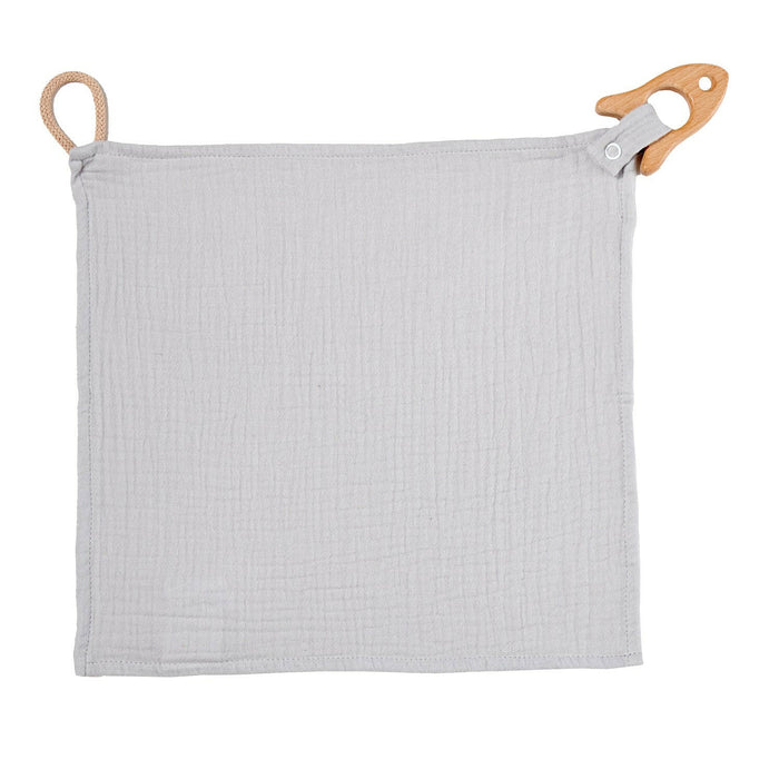 Nordic Coast Company Kuscheltuch Musselin Rakete Grau Neuheiten
