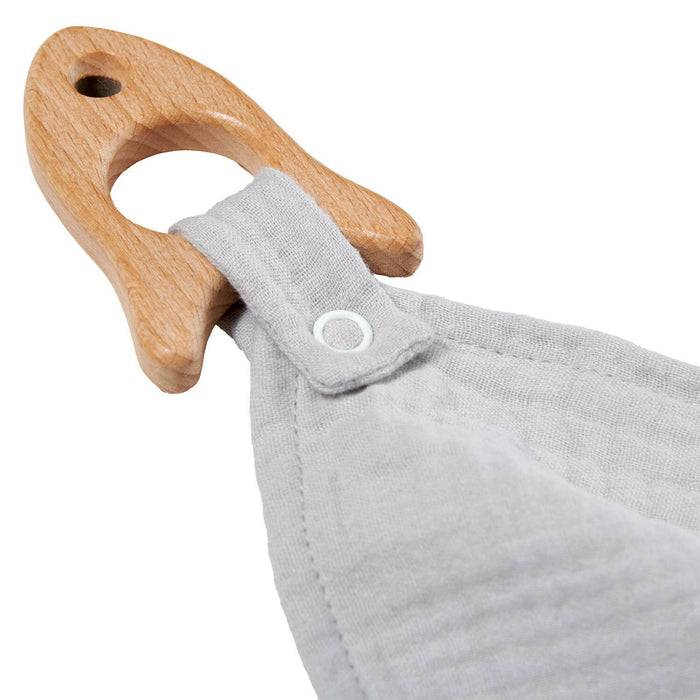 Nordic Coast Company Kuscheltuch Musselin Rakete Grau Neuheiten