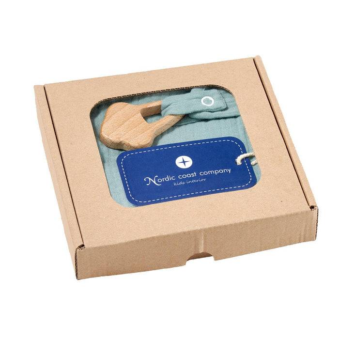 Nordic Coast Company Kuscheltuch Musselin Eis Mint Räumungsverkauf