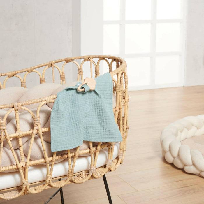 Nordic Coast Company Kuscheltuch Musselin Eis Mint Räumungsverkauf