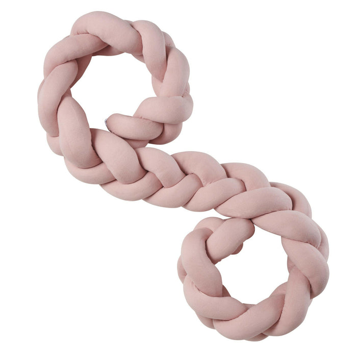 Nordic Coast Company Bettschlange geflochten Rosa Strick XL Schmal VIP-Rabatte