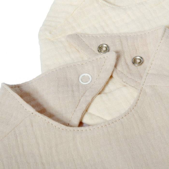 Nordic Coast Company Musselin Lätzchen-Set Sand & Natur Tiefpreis