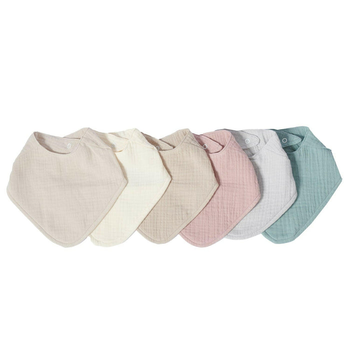 Nordic Coast Company Musselin Lätzchen-Set Altrosa & Beige Wochenangebot