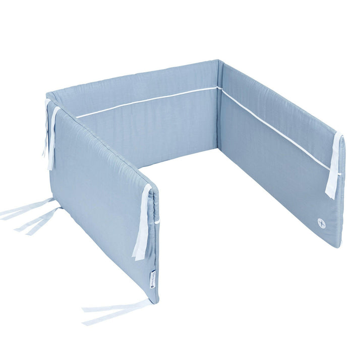 Nordic Coast Company Baby Bettnestchen Blau Grau Super Rabatt