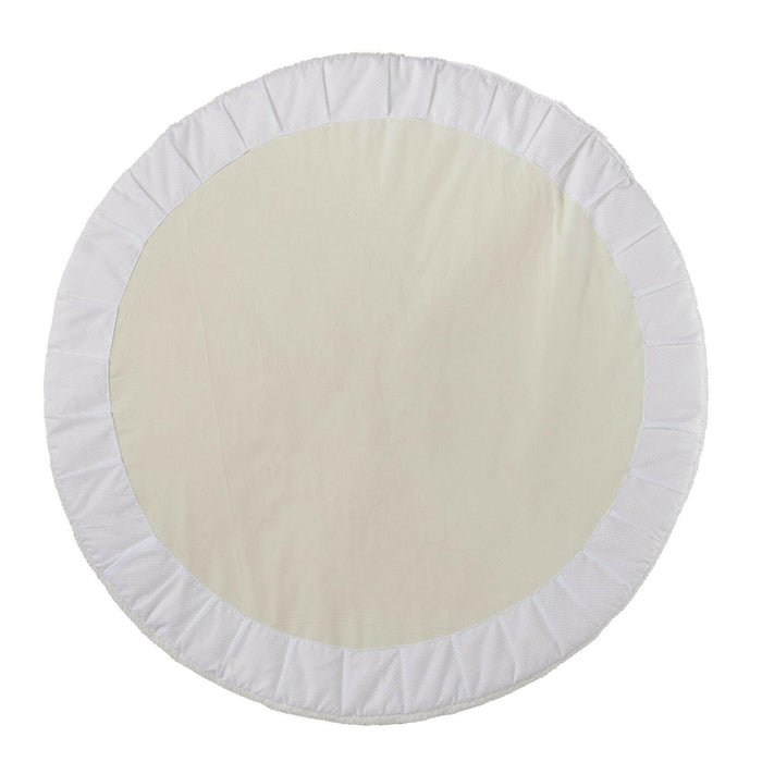 Nordic Coast Company Teddy Krabbeldecke Creme 50% Rabatt für begrenzte Zeit