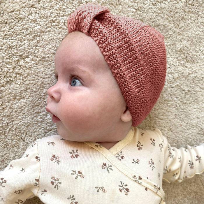 Nordic Coast Company Baby Turban Kupfer Großer Ausverkauf