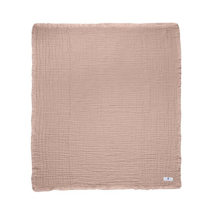 Nordic Coast Company Musselin Fransendecke Altrosa Online Shopping