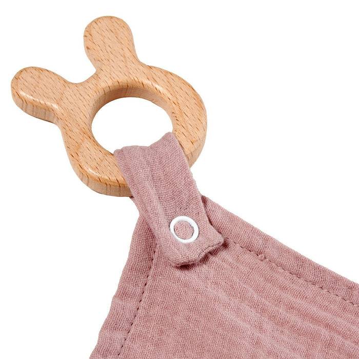 Nordic Coast Company Kuscheltuch Musselin Hase Rosa Kostenlose Rückgabe