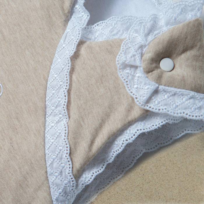 Nordic Coast Company Baby Schlafsack Beige Spitze Letzte 3 Tage