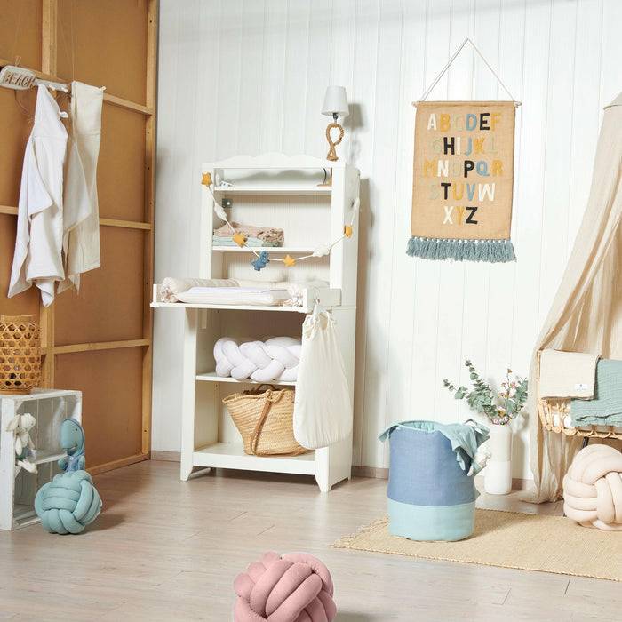 Nordic Coast Company Knotenkissen Jersey Rosa Bis zu 50% Rabatt