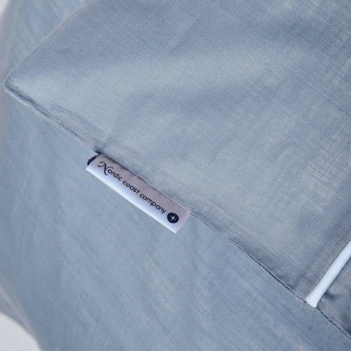 Nordic Coast Company Babybettwäsche Blau Grau Begrenzt auf 3 Tage