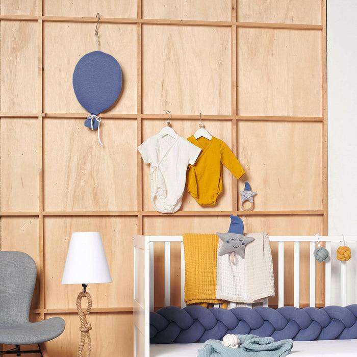 Nordic Coast Company Ballon-Kissen Blau Rabatte dieses Monats