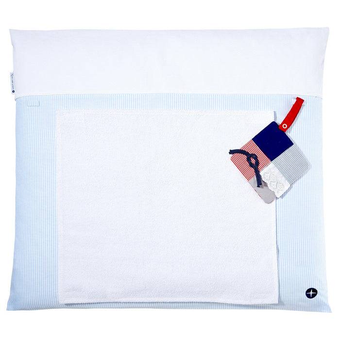 Nordic Coast Company Wickelauflage Blau Begrenztes Angebot