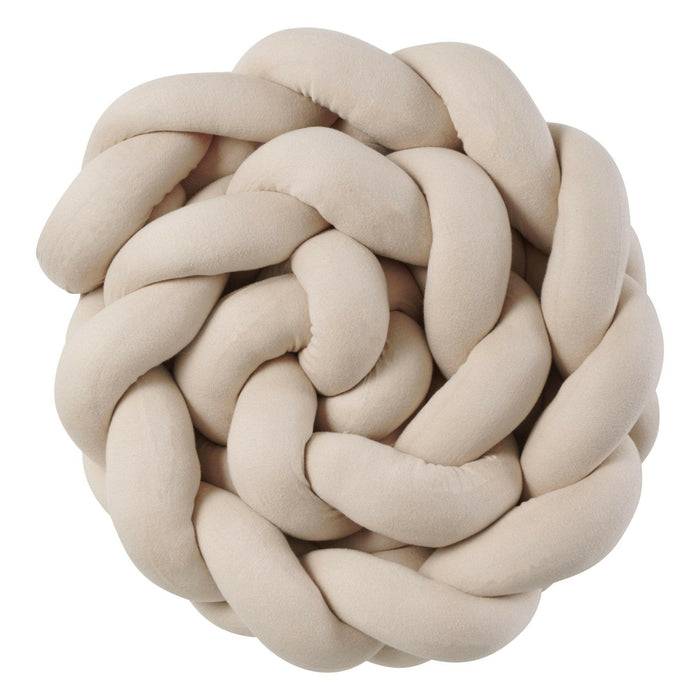 Nordic Coast Company Bettschlange geflochten Sand Strick XL Online Outlet