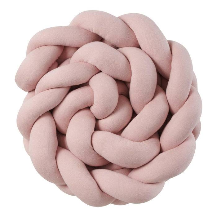 Nordic Coast Company Bettschlange geflochten Rosa Strick XL Günstiger Verkauf