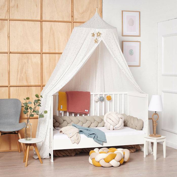 Nordic Coast Company Bettschlange geflochten Sand Strick Sonderangebot