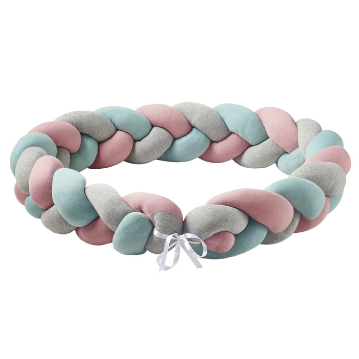 Nordic Coast Company Bettschlange geflochten Jersey Trio Mint Günstig kaufen