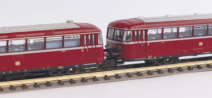Piko N Schienenbus mit Steuerwagen DB III Artikelnummer: 40255 Kostenlose Rückgabe