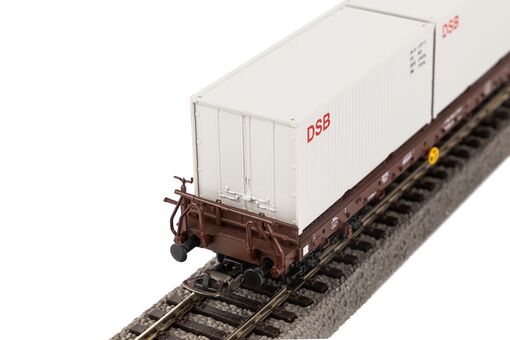 Piko Containerwagen Rs DSB IV mit 3x 20' Containern DSB Artikelnummer: 24527 Heißer Verkauf