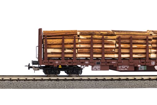 Piko Stammholztransportwagen Roos-t642 mit Holzladung RSBG VI Artikelnummer: 24610 Neuheiten