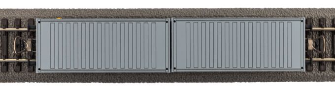 Piko Containertragwagen DR IV 2 x 20' Container "VEB PIKO" Artikelnummer: 27709 Preisnachlass