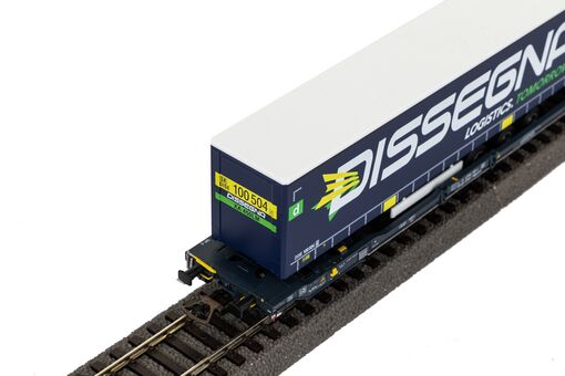 Piko Taschenwagen T3000e Cemat mit 2 "Dissegna" Trailern SBB VI Artikelnummer: 24600 Black Friday